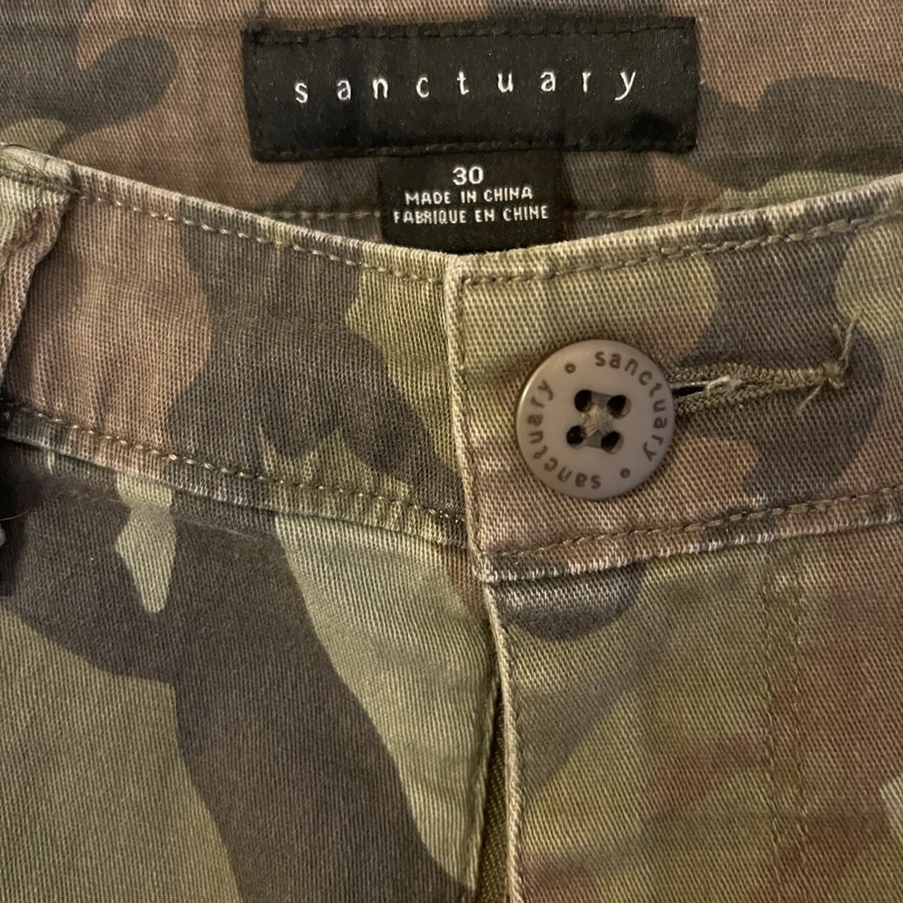 Sanctuary camouflage fitted army fatigues-women 30 - Picture 2 of 4
